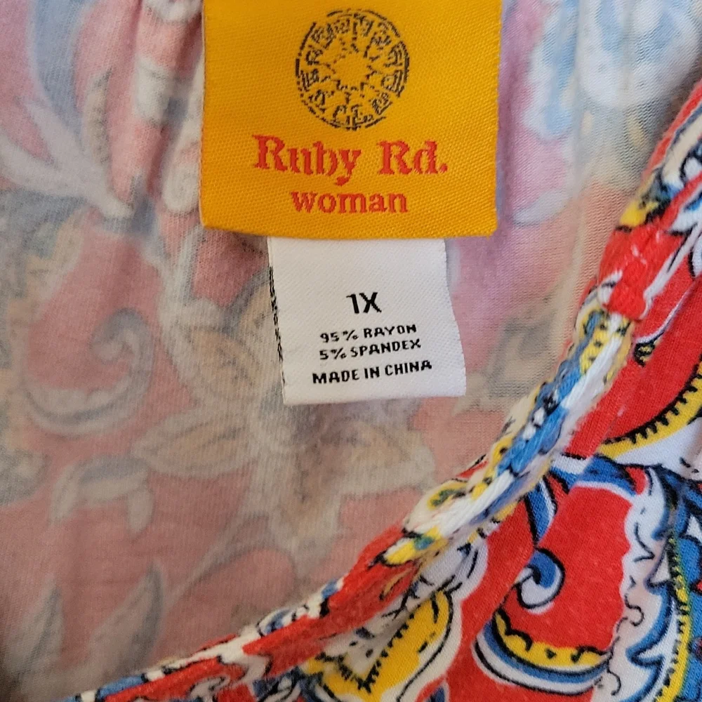 Ruby Rd./ Boho Blouse - Picture 3 of 5